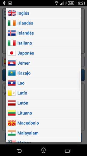 Traductor de idiomas screenshot 3