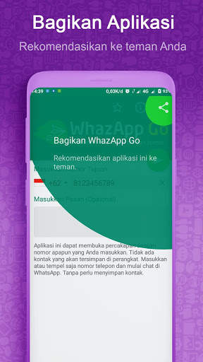 WhazAppGo - Status Saver & Chatting untuk Whatsapp screenshot 6