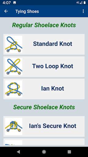 Ian's Laces Free – How to tie shoes and lace shoes screenshot 6