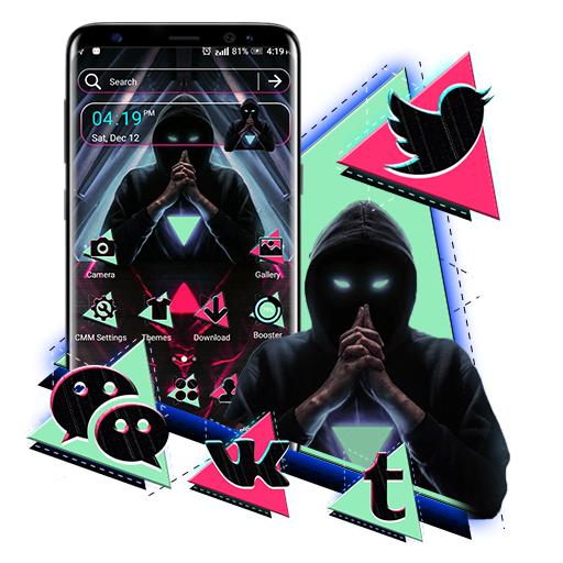 Mask Man Triangle Theme icon