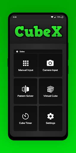 CubeX - Solver, Timer, 3D Cube screenshot 1