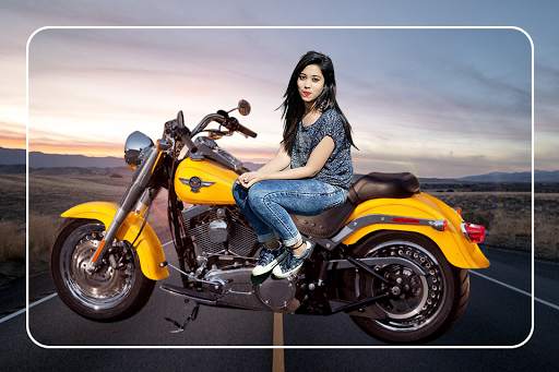 Bike Photo Editor - Photo Frames, Sticker screenshot 2