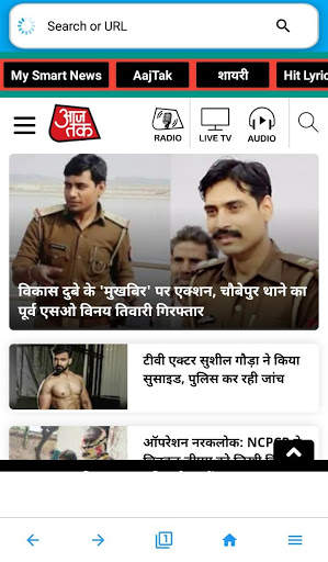 Indian Lite Browser screenshot 1