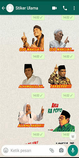 Stiker WA Islami Ulama WAStickeraApps screenshot 2