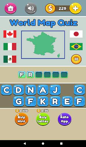 Fun Quizzes - World Map Quiz screenshot 6
