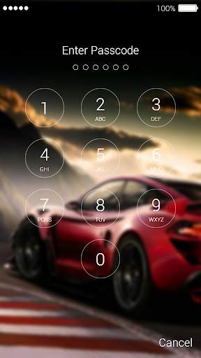 Street Racing Password Lock Screen 4 تصوير الشاشة