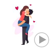 Animated Kiss Stickers for WhatsApp - WAStickerApp logo