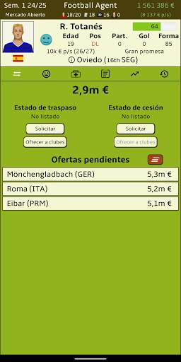 Representante de Fútbol (Football Agent) screenshot 2