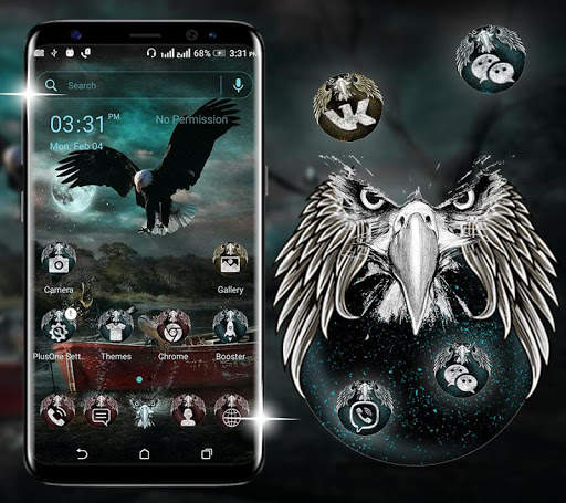 Fantasy Eagle Launcher Theme 1 تصوير الشاشة