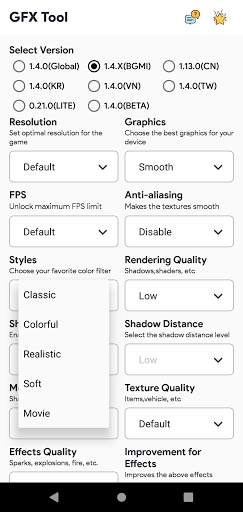 GFX tools for PUBG & BGMI (No ads) स्क्रीनशॉट 2