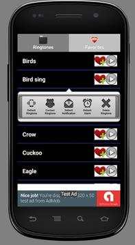 Birds sounds ringtones स्क्रीनशॉट 3