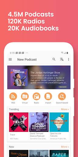 पोडकास्ट एडिक्ट Podcast Addict स्क्रीनशॉट 1