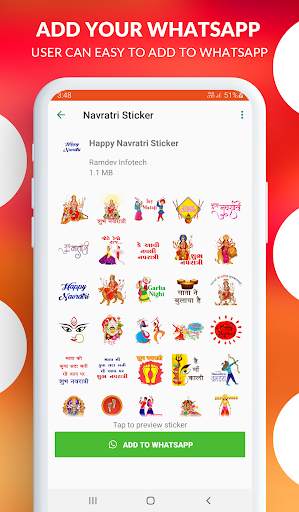 Navratri Sticker for WhatsApp screenshot 4