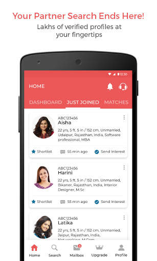 Jat Matrimony - Marriage & Shaadi App screenshot 1