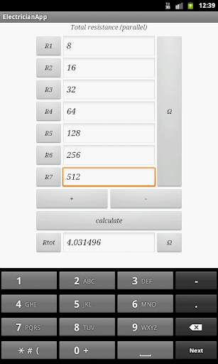 Electrician App 6 تصوير الشاشة