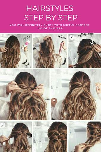 Hair Style app Step-by-Step screenshot 2