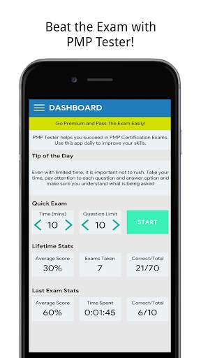 PMP Test - PMP Certification Exam Prep App स्क्रीनशॉट 1