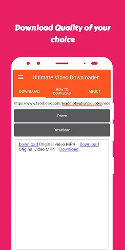 Ultimate Video Downloader -Made In India screenshot 4