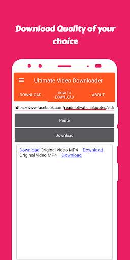 Ultimate Video Downloader -Made In India screenshot 4
