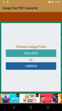 Image, Text Content to PDF Converter screenshot 2