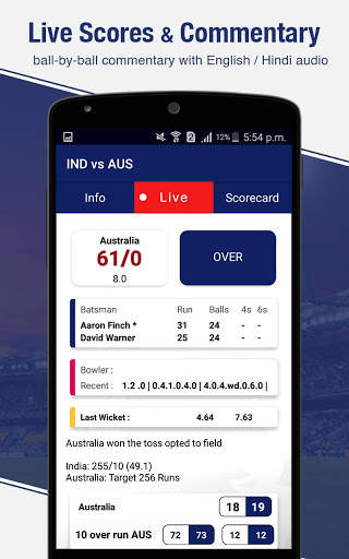 CricketOn - Fast Live Line Score App for PSL screenshot 3