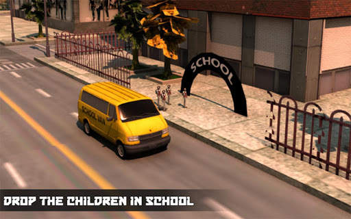 School Van Driver Simulator 3D screenshot 16
