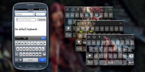 Zombie Keyboard Theme screenshot 1