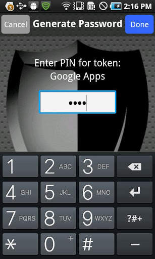 CRYPTOCard MP-1 Authentication screenshot 2