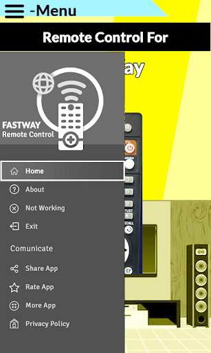 FastWay setup box remote screenshot 4