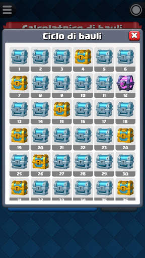 Calcolatrice di bauli per Clash Royale screenshot 6