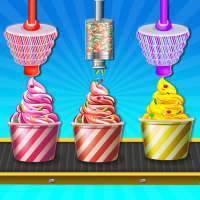 Ice Cream Dessert Factory: Ice Popsicle Game logo