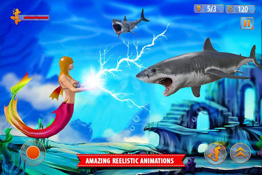 Mermaid Simulator Games: Sea & Beach Adventure screenshot 5