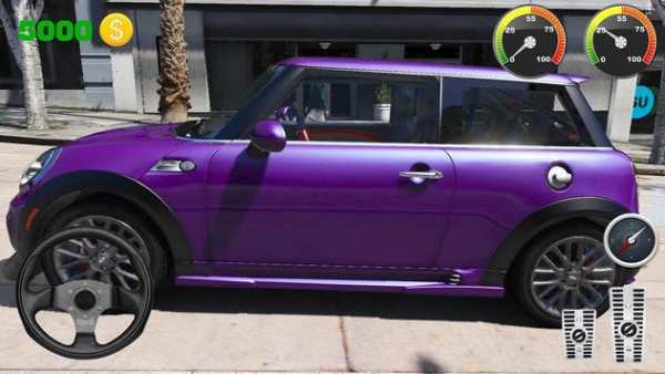 Parking Mini Cooper - Extreme Speed Car Simulator screenshot 3