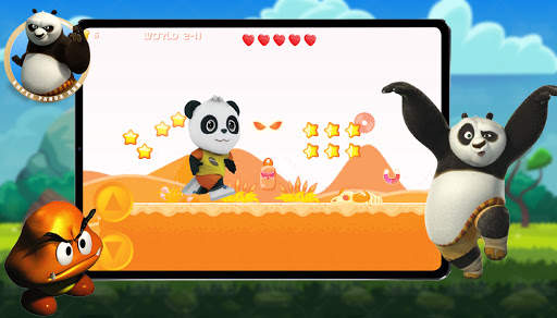 Super Panda run kart: Offline 3D game: Old school screenshot 6