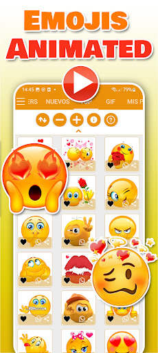Emojis, stickers GIF WASticker screenshot 1