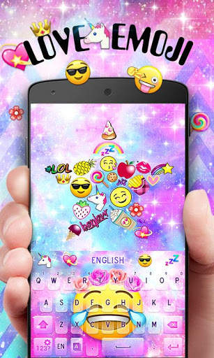 Love Emoji GO Keyboard Theme screenshot 1