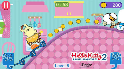 Gry Hello Kitty - samochodowa screenshot 2
