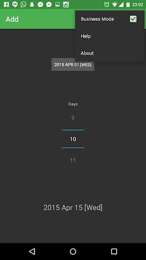 Date Calculator screenshot 4