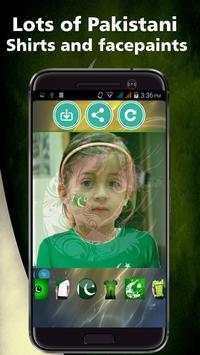 Pak Flag On Face, Independence Day Pak Flag Paint screenshot 3