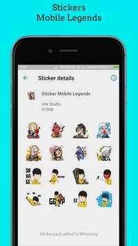 WAStickerApps - Mobile Legends Sticker for WA screenshot 2