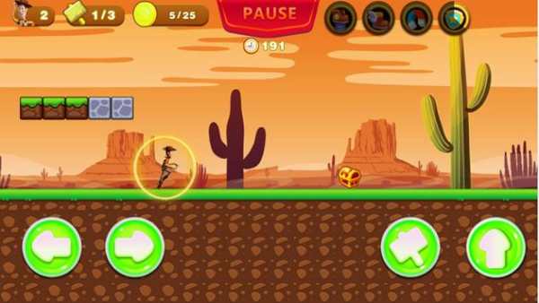 aventure sherif in desert screenshot 2