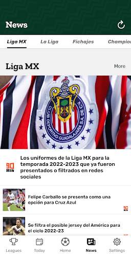Resultados MX Soccer Results screenshot 4