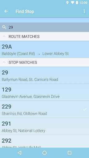 My Dublin Bus screenshot 3