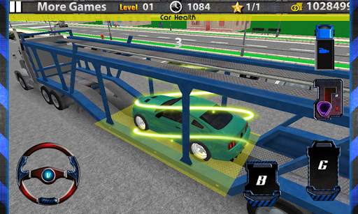 Car Transporter Truck Drive 3D screenshot 1