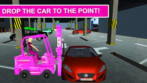 Pink Lady Car Parking fork Lifter screenshot 1