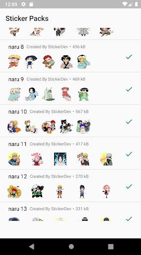 Konoha Sticker Wa screenshot 1