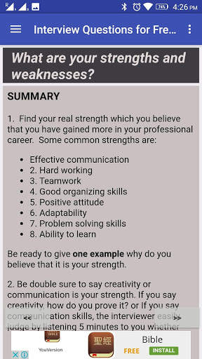 HR Interview Tips скриншот 4