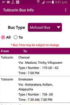 Tuticorin Bus Info screenshot 1