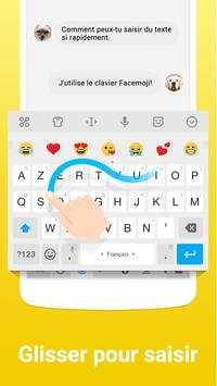 Lite French keyboard for Facemoji screenshot 5