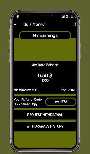 Quiz Money - Earn Real Money Online स्क्रीनशॉट 3
